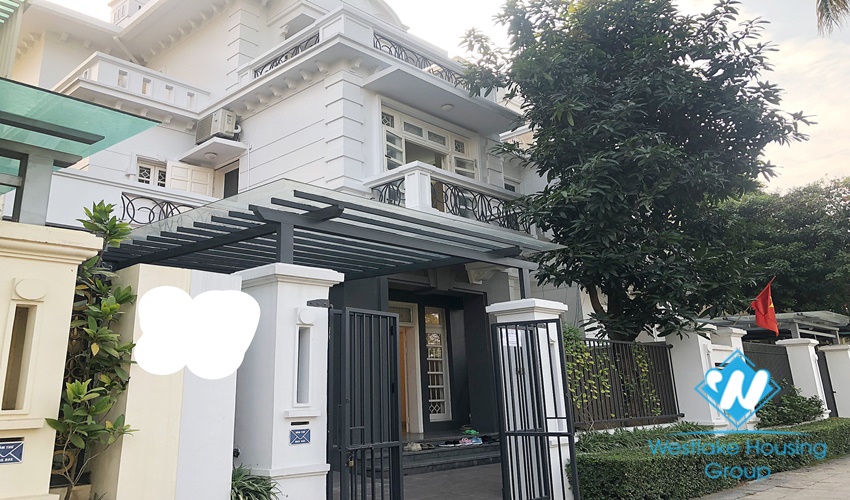 4 bedrooms, full furniture house in Ciputra Ha Noi for rent.